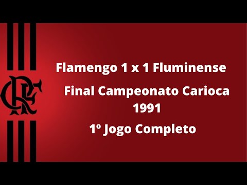 Flamengo 1 x 1 Fluminense - Final Carioca 1991 - 1º Jogo Completo