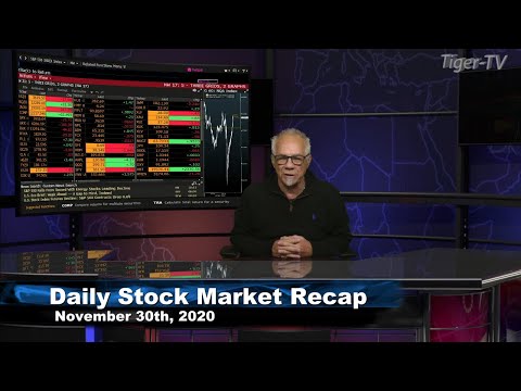 November 30th, Daily Stock Market Recap with Tom O'Brien - 2020