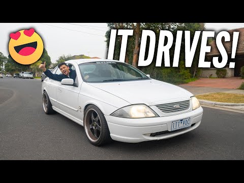 AU FALCON FIRST DRIVE WITH MANUAL GEARBOX! *SOUNDS AMAZING*
