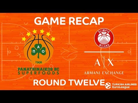 Highlights: Panathinaikos Superfoods Athens - AX Armani Exchange Olimpia Milan
