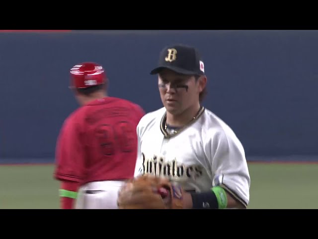 【1回表】好プレー!! バファローズ・西野真弘 ライナー性のあたりをダイビングキャッチ!! 2025年6月3日 オリックス・バファローズ 対 広島東洋カープ