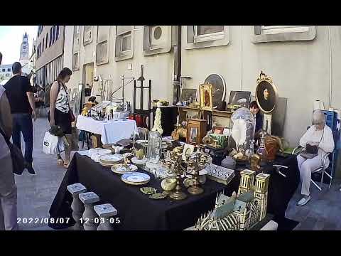 The Zandfeesten antique market Bruges Brugge