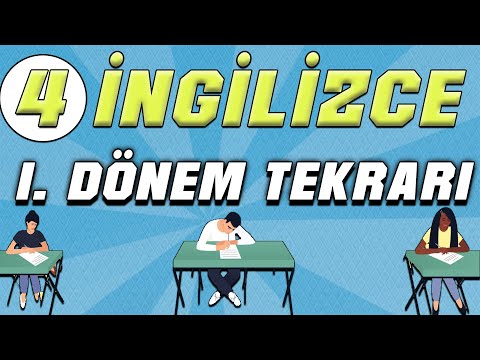 4. SINIF İNGİLİZCE 1. DÖNEM GENEL TEKRAR