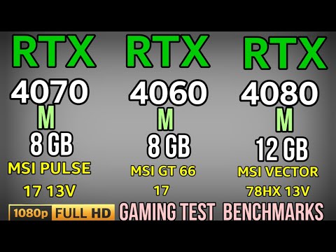 RTX 4070 LAPTOP VS RTX 4060 LAPTOP VS RTX 4080 LAPTOP MSI VECTOR VS MSI PULSE VS MSI KATANA Gaming
