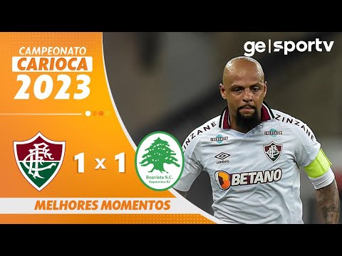 Gols e lances de Fluminense x Boa Vista-RJ