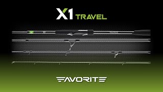 Удилище Favorite X1 Travel X1.1-734ML 2.21m 5-18g Ex.Fast (1693.09.12) — відео 1