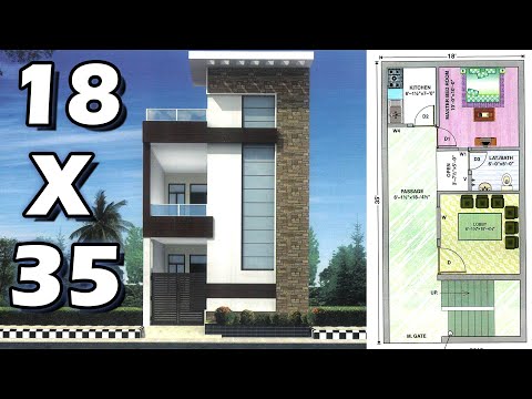 30 X 64 House Plan 2Bhk With Parking Ground First Floor 30 X 64 घर का नक्शा 1920sq ft