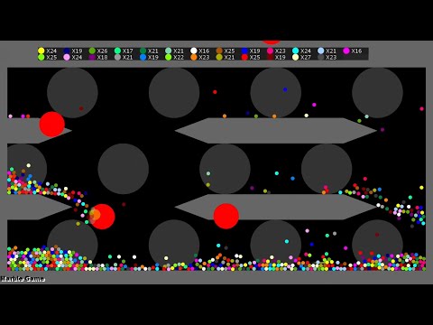 Survival Proliferation 64 - Marble Race in Algodoo
