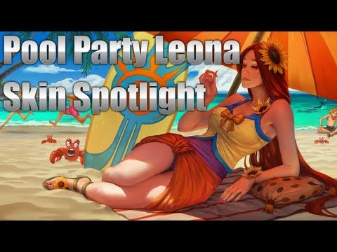 Pool Party Leona Skin Spotlight