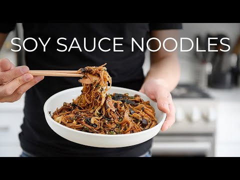 WOW!!  These are some tasty Cantonese Style Soy Sauce Noodles