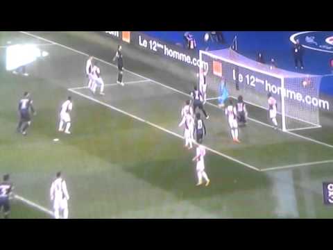 Goal line clearance by OGC NICE