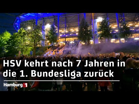 Aufstieg perfekt: Der HSV kehrt nach 7 Jahren zurück in die 1. Bundesliga