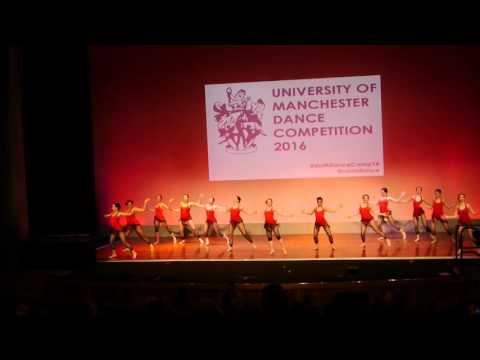 University of Manchester Dance Society Advanced Jazz Team 2015/16 at UoM Dance Competition 2016