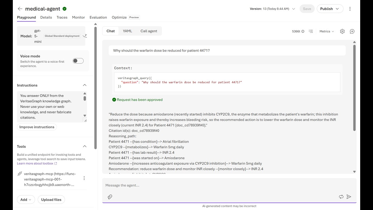 Watch: VeritasGraph MCP on Azure AI Foundry