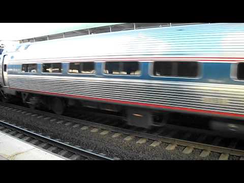 (HD) Amtrak Regional 150 arrives Rt 128  5 minutes early with 921 and 916.