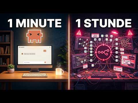 Thumbnail zu Warum ich für KI-Content KEIN n8n mehr nutze (Claude Code, Nano Banana 2)
