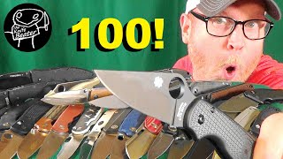 100 High Quality EDC Knives For Around $100 (Top 100)