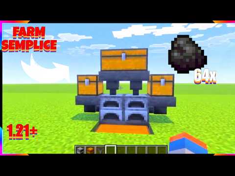 COME FARE UNA FARM FACILE DI CARBONE SU MINECRAFT 1.21+ (Bedrock & Java)🔥