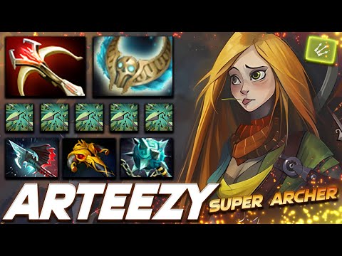 Arteezy Windranger Super Archer - Dota 2 Pro Gameplay [Watch & Learn]