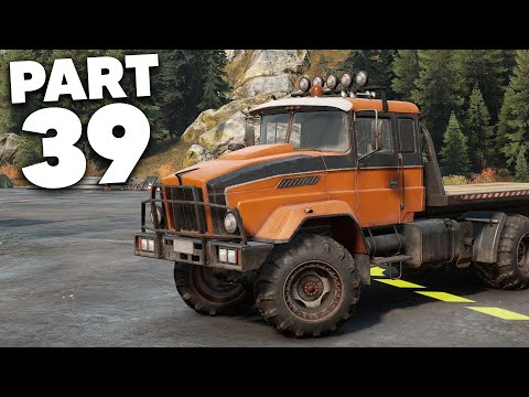 SNOWRUNNER Gameplay Walkthrough Part 39 - HOW DID THAT HAPPEN