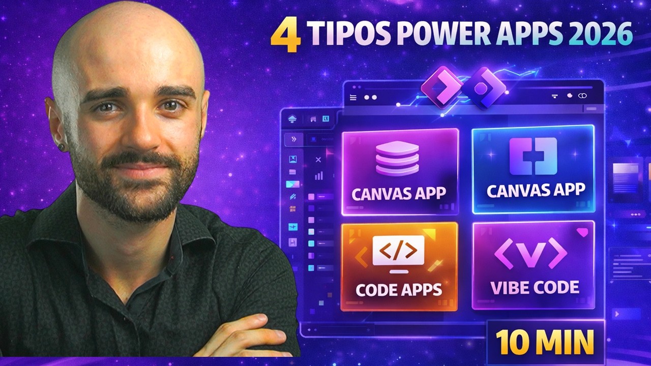 Quais são os 4 tipos de Power Apps em 2026? Explicado rápido e sem enrolação