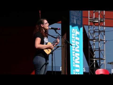 Mandy Harvey, a deaf jazz singer and No Barriers Ambassador, sings 'Try,' a song she wrote for No Barriers.