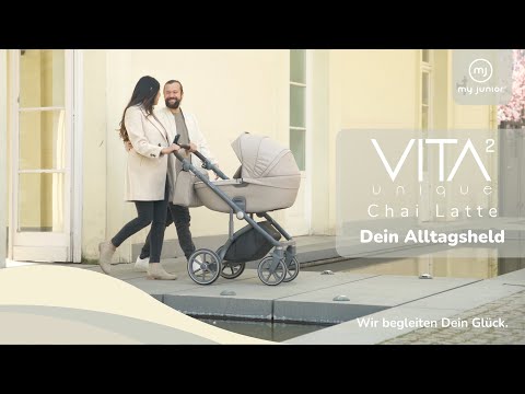 Dein Alltagsheld: Der Kombi Kinderwagen Vita Unique 2 Chai Latte von My Junior 💚