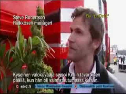 Kimi Raikkonen and Photographer dispute, MTV3 Interviews