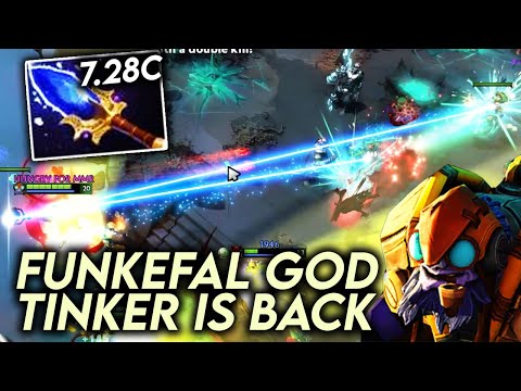 Funkefal Aggressive Tinker God Is Back - Destroying With 7.28c New Aghs Dota 2