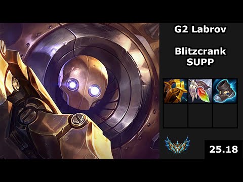 G2 Labrov (Blitzcrank) vs (Leona) - LEC Playoff training arc - EUW Challenger - Patch 25.18