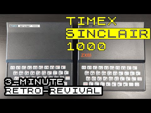 Timex Sinclair 1000 - 3 minute retro-revival