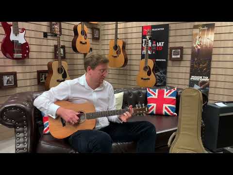 Taylor BT2 Acoustic Travel Guitar Demonstration With James From Rimmers Music