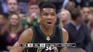 Giannis Antetokounmpo - Greg Monroe - Khris Middleton - Milwaukee Bucks