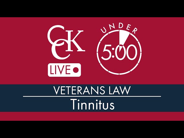 Tinnitus VA Disability Claims and Ratings