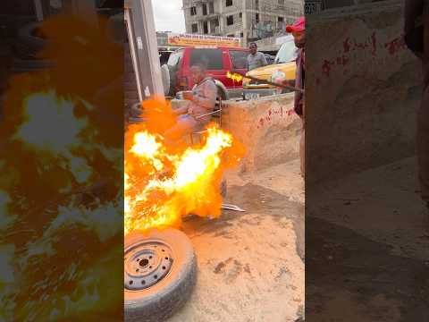 Whhaaat???!!!Crazy offset rim and Tyre fixing FAILS !!!#trendingshorts#mustwatch#Tire🔥🔥🧯🧯👌👌👌