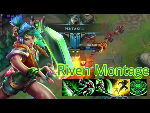 RIVEN MONTAGE in the "WILD RIFT"! #wildrift #lol #riven