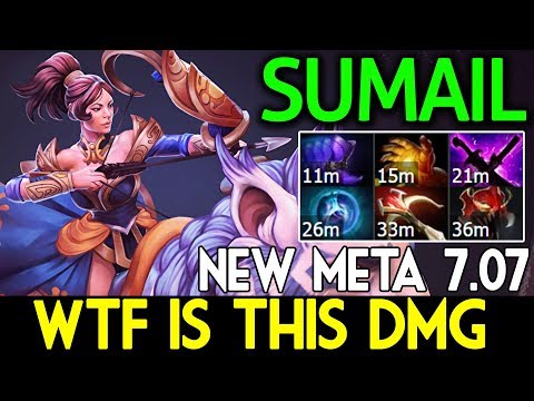 LEAP +100 Attack Speed | SoloMid Mirana by Sumail Dota 2 7.07 | WTF IS THIS DAMAGE!