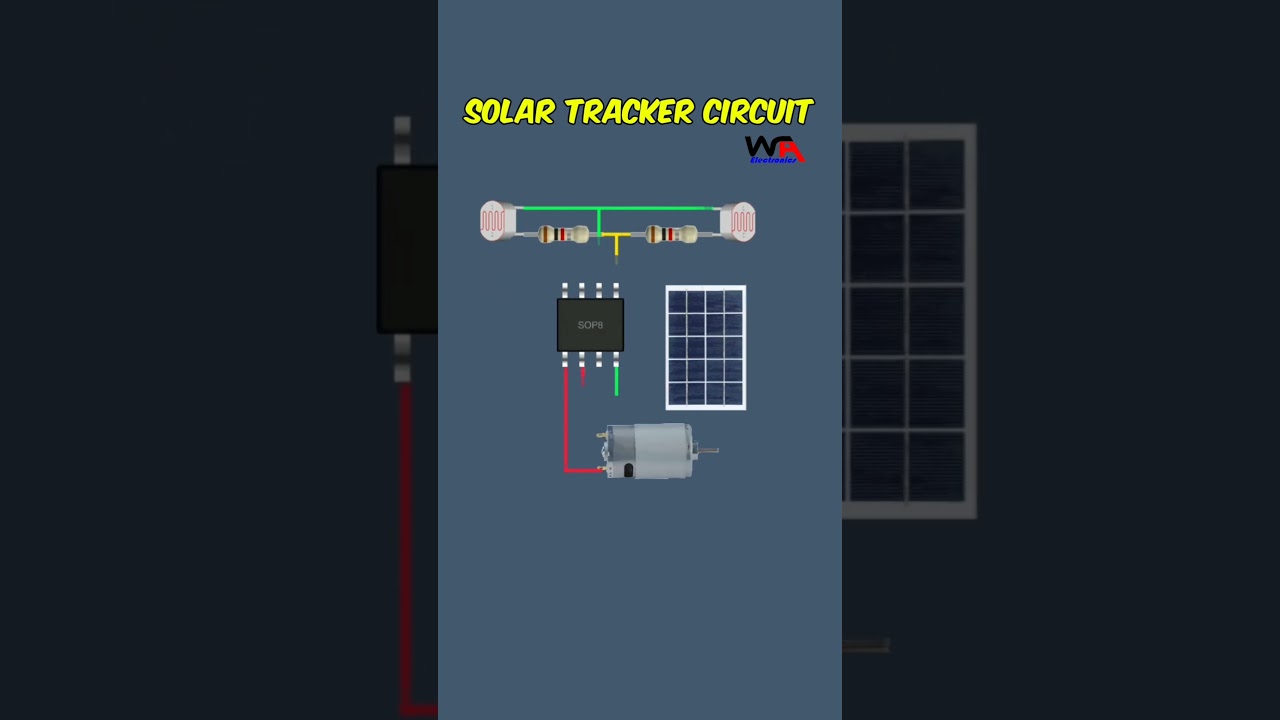 Solar Tracker Circuit.. Diy Electronics Project #solartracker #solartrackers #diyelectronics