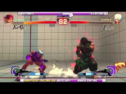 SFO Monthly June 2015 - USF4 - Winners Semis - BlaydonRyu vs Brylarke