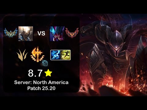 Pantheon Jungle vs Rek'Sai - NA Challenger - Patch 25.20