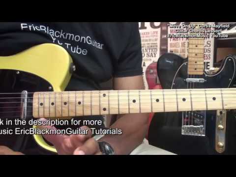 How To Play MOVE ON UP Curtis Mayfield On Guitar Tutorial Lesson 1970 😎 @EricBlackmonGuitar