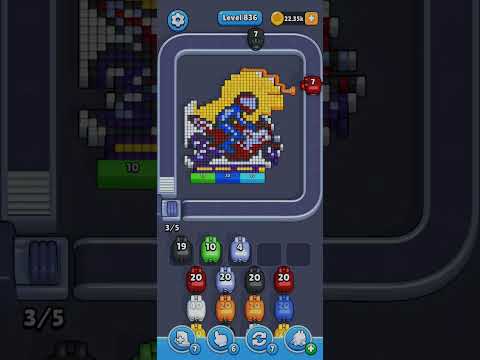 Pixel Flow Level 836 Walkthrough