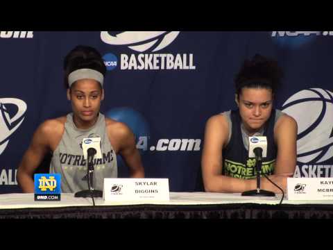 NCAA 1st Round Press Conference - Notre Dame Women's Basketball