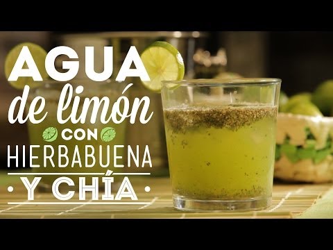 ¿Cómo preparar Agua de Limón con Hierbabuena y Chía? - Cocina Fresca