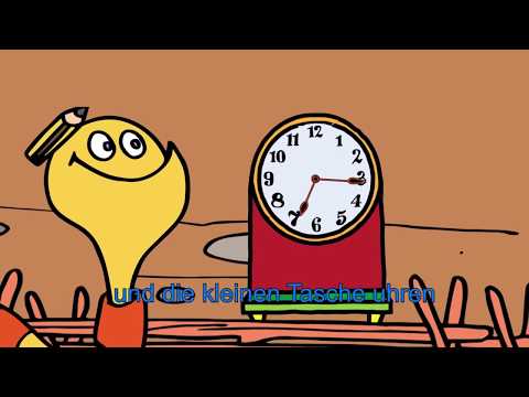 Grosse Uhren machen tick tack - Yleekids Deutsch lernen mit Kinderliedern