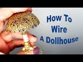 TAPE WIRE, A Step by Step Tutorial for Electrifying a Dollhouse or Room Box