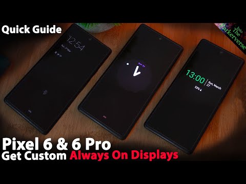 Pixel 6 Custom Always on Displays - How to Customise your AOD on Pixel 6 & 6 Pro