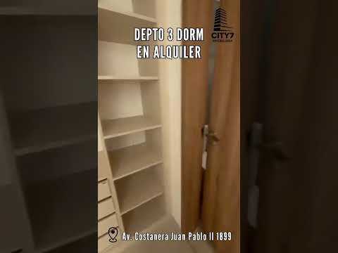 ALQUILER | DEPARTAMENTO 3 DORMITORIOS | Av. Costanera Juan Pablo ll 1899