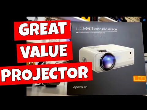 Apeman LC550 Tiny Home Cinema Projector Only £89