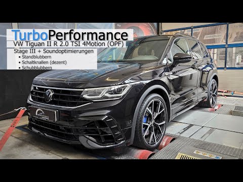 🔥445 PS / 597 Nm🔥 VW Tiguan II R 2.0 TSI 4Motion (OPF) mit TurboPerformance Stage III + Sound 🚗💨💥